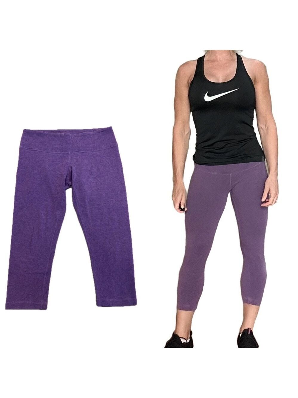LULULEMON purple Capri leggings size 8